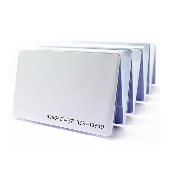 18digits ID Number Inject Printing 125KHz White Card TK4100 Card