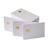 blank rfid passive plastic cards customized print contact smart card with emv chip