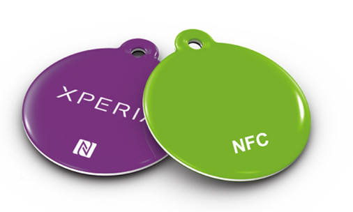 Custom Anti-Metal NFC Social Media RFID Epoxy Keyfob Hotel Key Card NFC RFID Epoxy Tag
