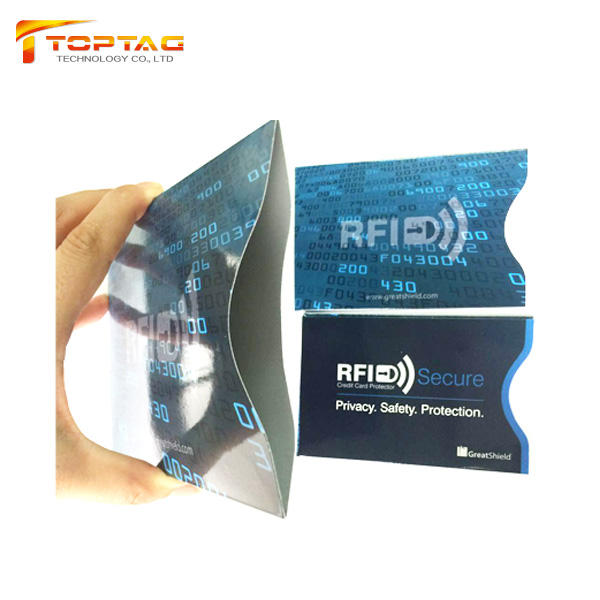 RFID Blocking Credit Card Protector, Holder blocking Sleeve, Identity ID Card Anti Scam Theft
