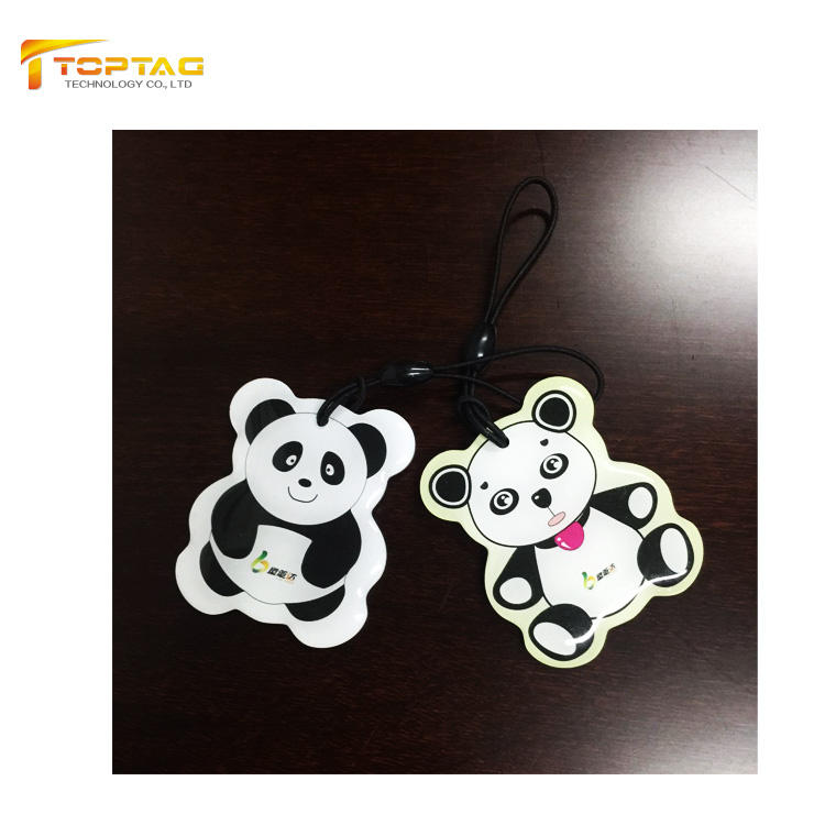 ISO11784/11785 PVC RFID Epoxy Tag,PET Necklace Pendant TK4100 For pet Tracking