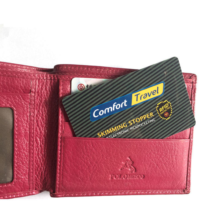 RFID E-blocking Card Protector, Micro Chip RFID Anti Theft Blocker