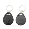RFID 125KHZ Plastic Transparent Chip Key Fob, Crystal clear smart keychain for Electronic Door System