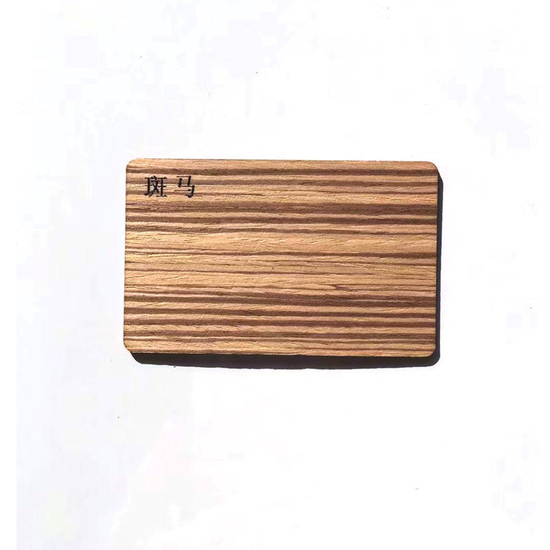 Smart NFC RFID Card 13.56MHz Laser Engraved Eco Friendly Wooden business Card