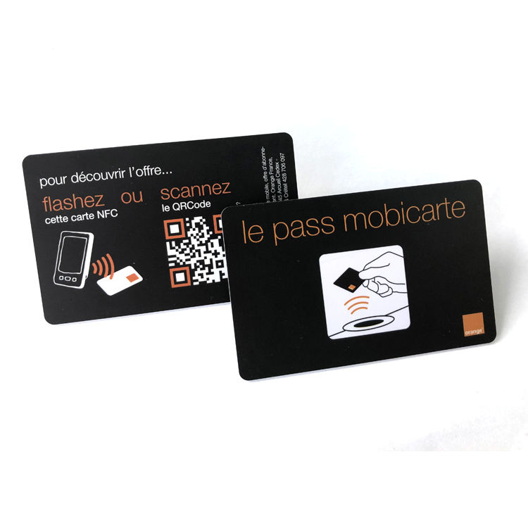 Toptag RFID 13.56Mhz PVC Card Door Key Card With QR Code Magnetic Strip