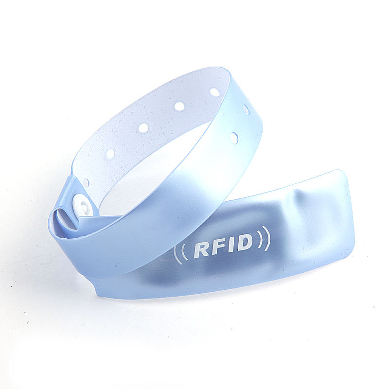 Vinyl Wrist Band Bracelets Hotel Plastic One Time Use Identification PVC Button Bracelets wristbands