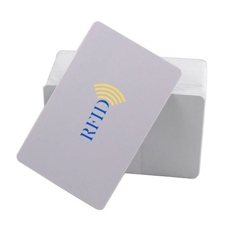 Factory Custom 13.56mhz access control card Model F08 Blank White pvc rfid nfc cards