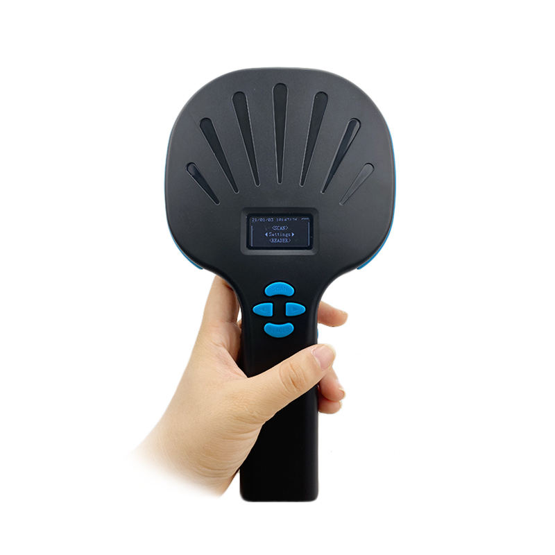High quality handheld 134.2khz rfid animal microchip reader tag scanner