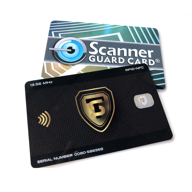 Credit ID Guard RFID Scanner Blocking Card Anti Hacker RFID Card Blocker