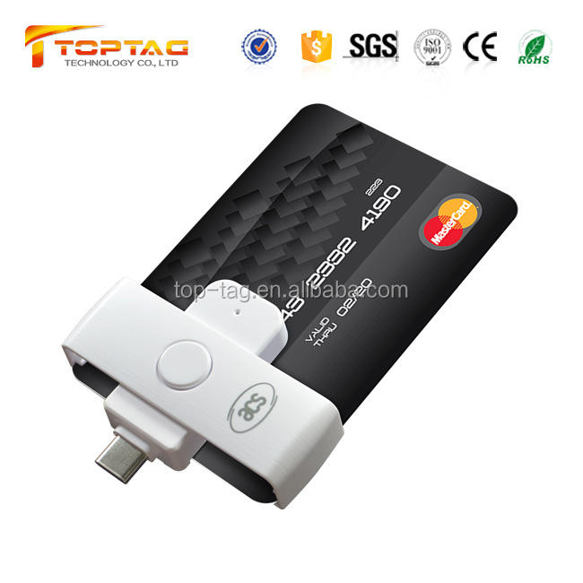 2021 New Product ACR39U-NF PocketMate II Smart Card Reader USB Type C for Android